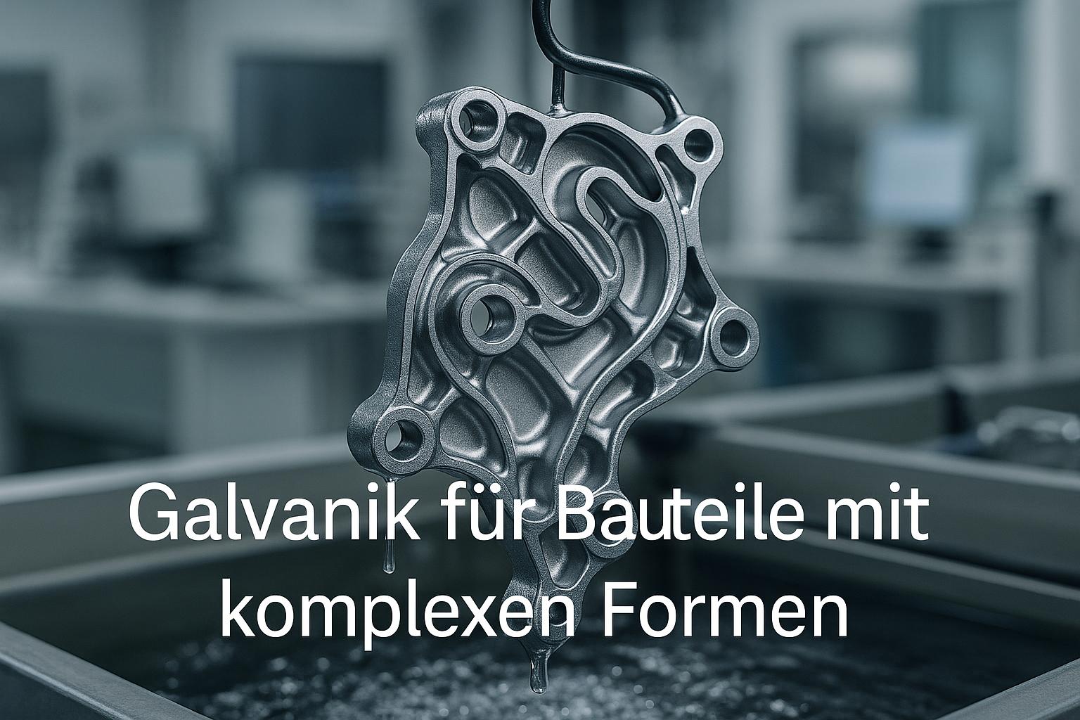 Galvanik für Bauteile mit komplexen Formen